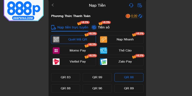 Nạp tiền 888P giúp game thủ giải trí tiết kiệm thời gian tối đa