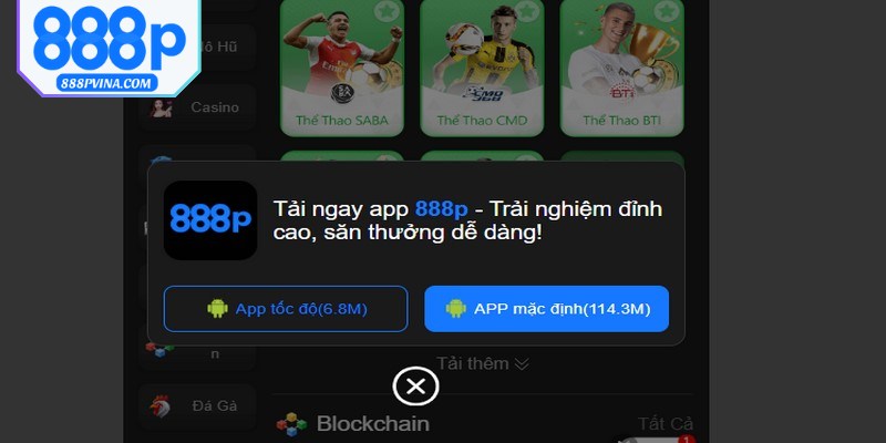 Để trải nghiệm trọn vẹn bạn hãy tải app 888P về iOS